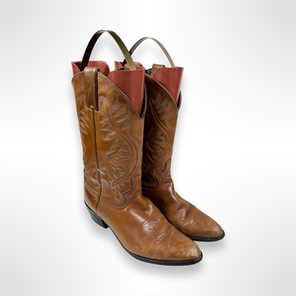 JUSTIN BASICS vintage 90s western boots - Picture 1 of 6